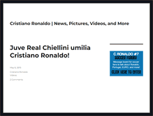 Tablet Screenshot of cristianoronaldo7.net